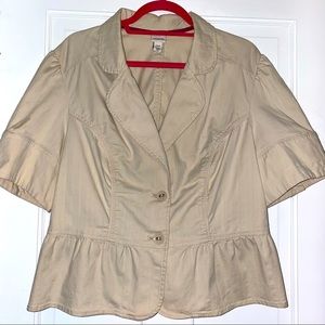 Venezia Peplum Bottom Jacket